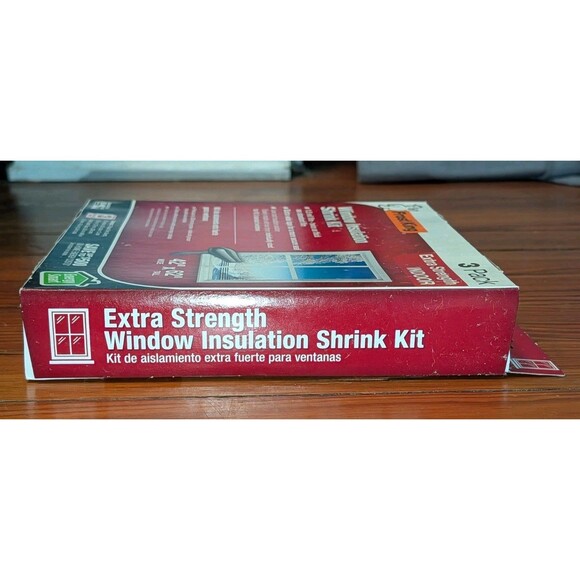 Frost King Indoor Window Insulation Shrink Kit 3 Pack 42 x 62 Extra Strength NIB - Picture 11 of 12
